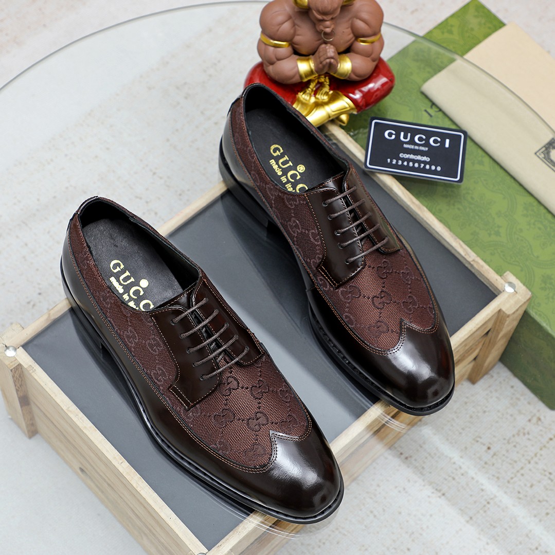 GG Men's Genuine Leather Business Dress Shoes TE250499