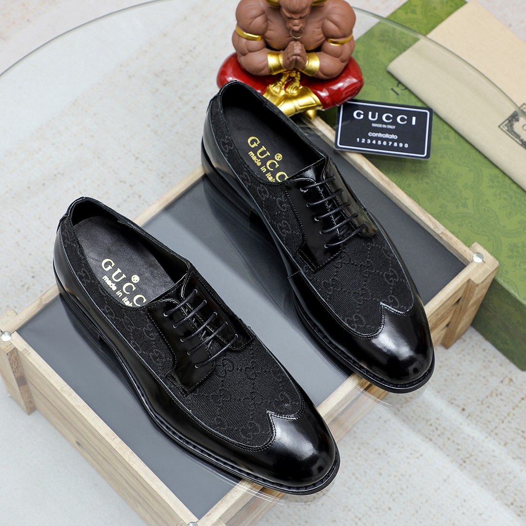 GG Men's Genuine Leather Business Dress Shoes TE250499