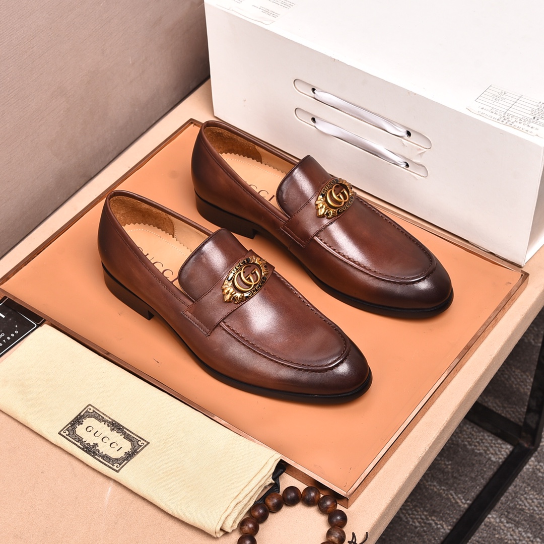 GG Men's Business Casual Leather Shoes SY250402