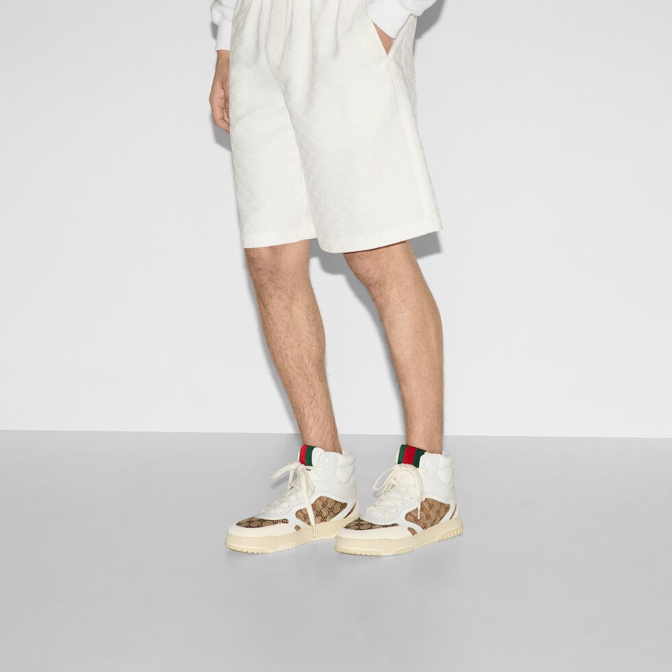 GG Re-Web Collection Couples' Webbing Leather Sneakers SY250410