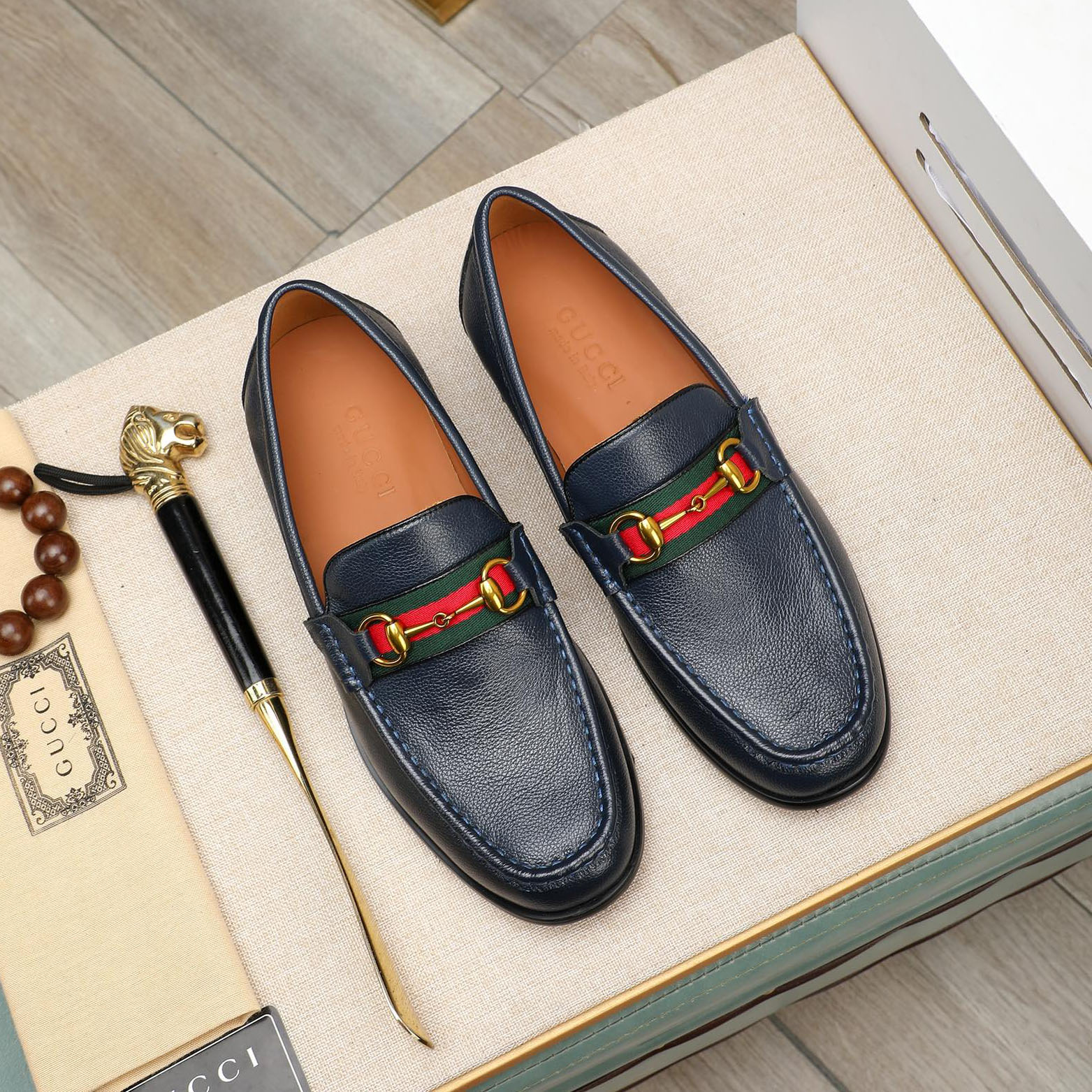 GG Men's Business Casual Leather Shoes TE250404