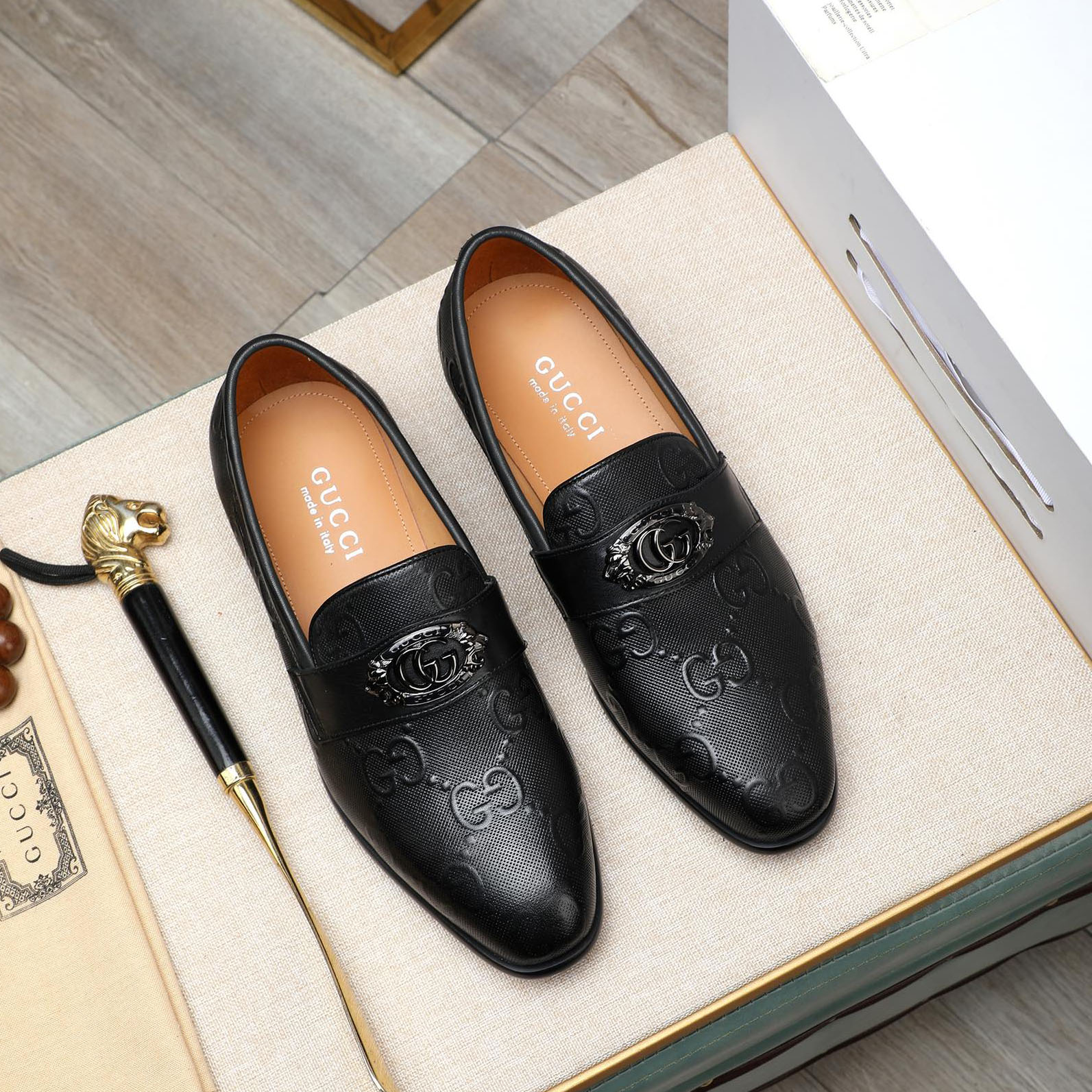 GG Men's Light Luxury Business Leather Shoes SY250422