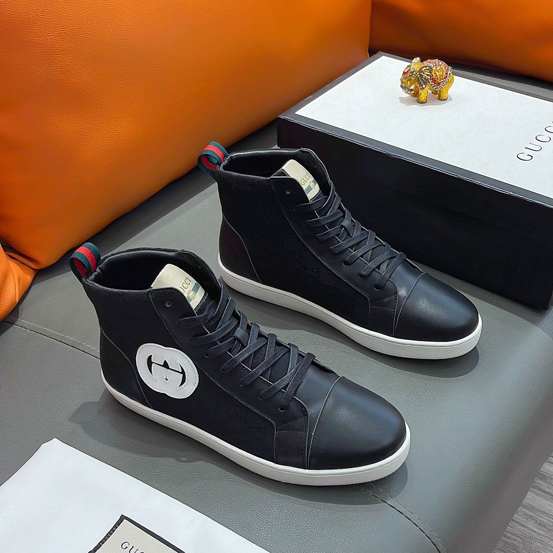 GG Stylish Men's Flat High-Top Shoes TE250401