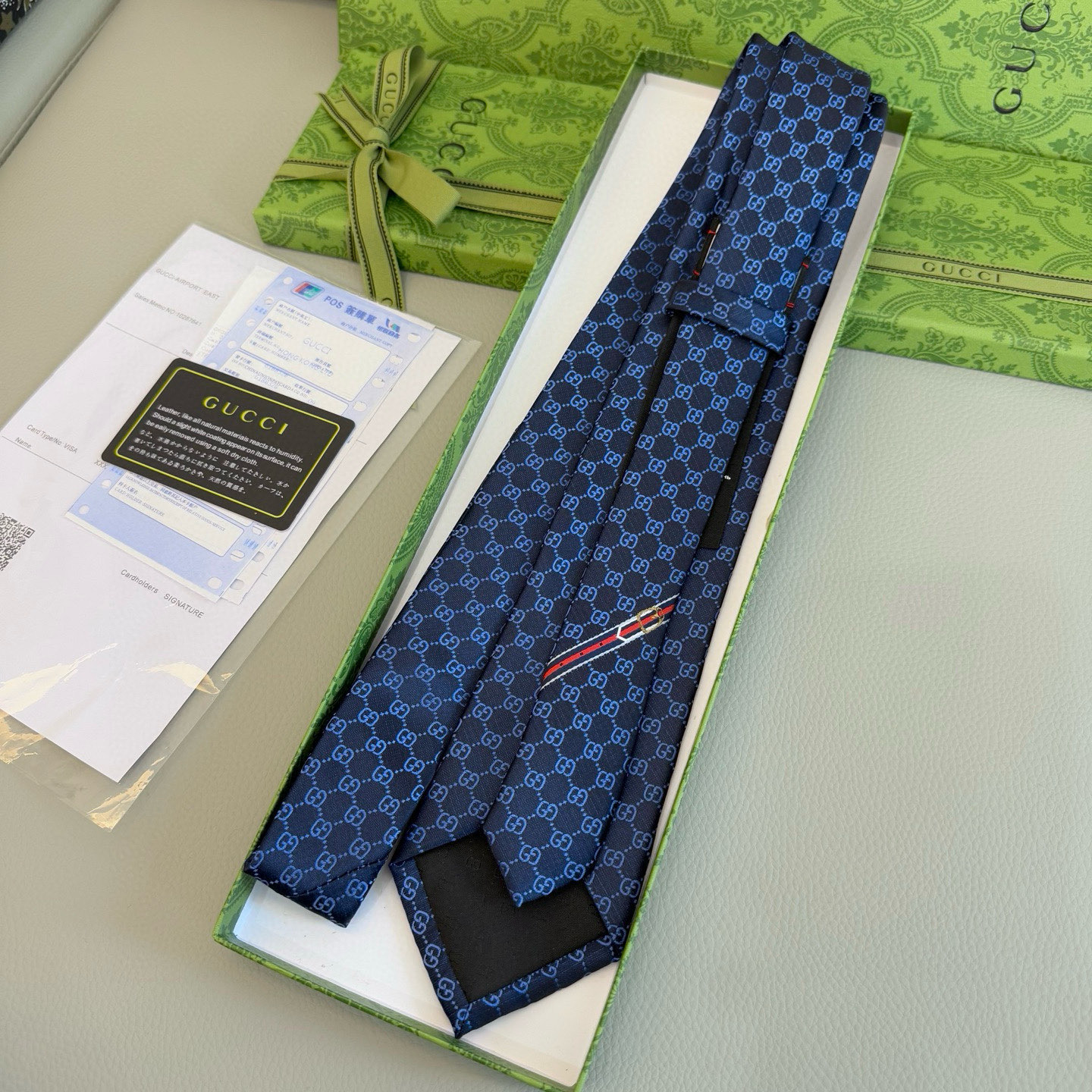 GG Double G Jacquard Tie SY250440