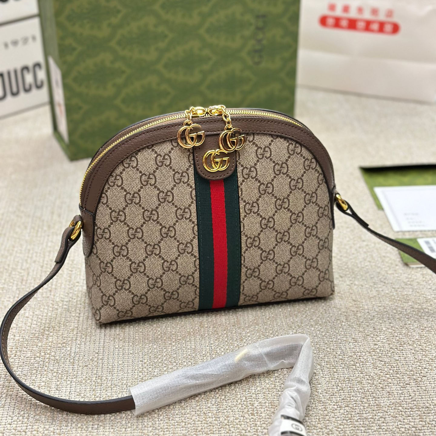 GG Ophidia Retro Double G Shell Bag FH250509