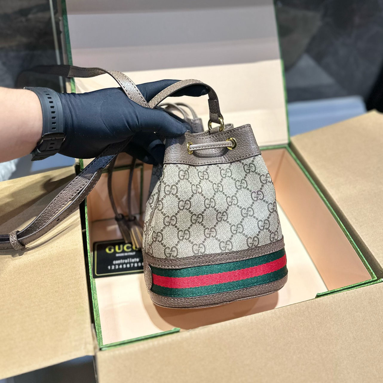 GG Ophidia Series Bucket Bag FH250529