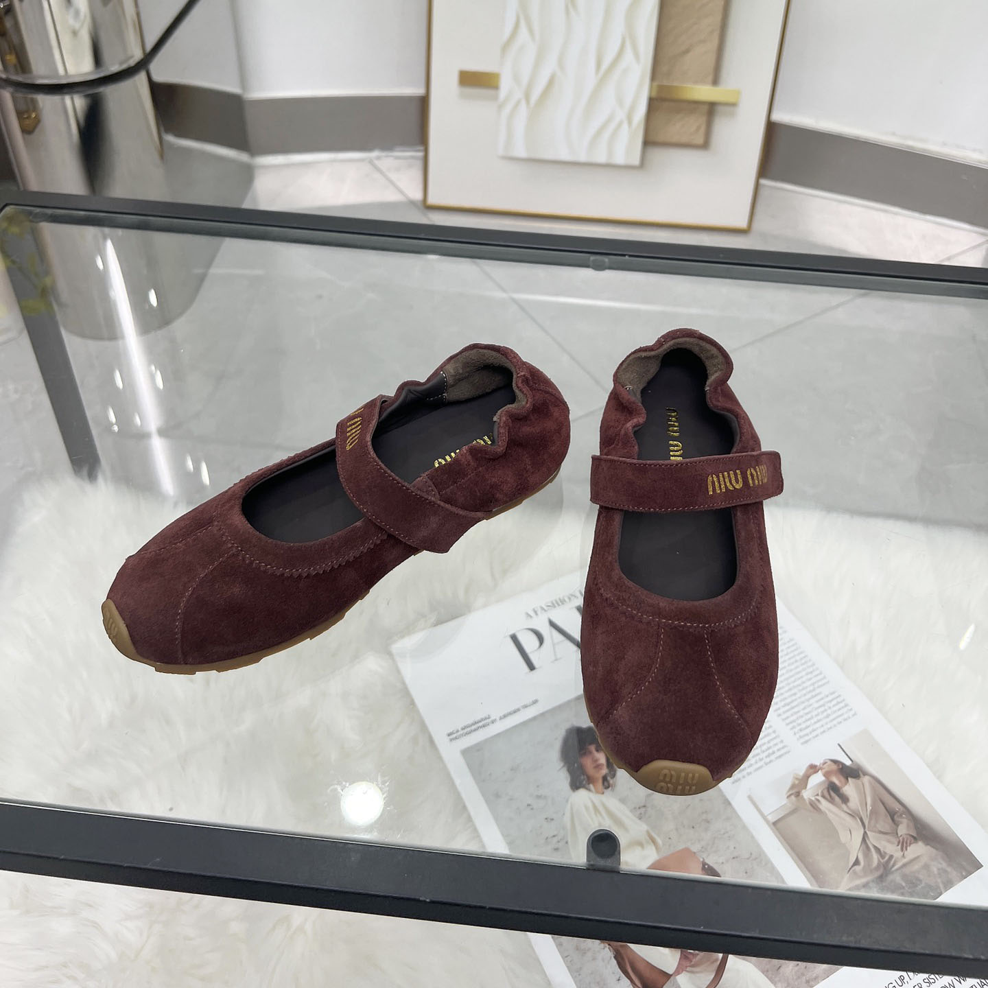 Miu New Velcro Elastic Casual Shoes FH250506