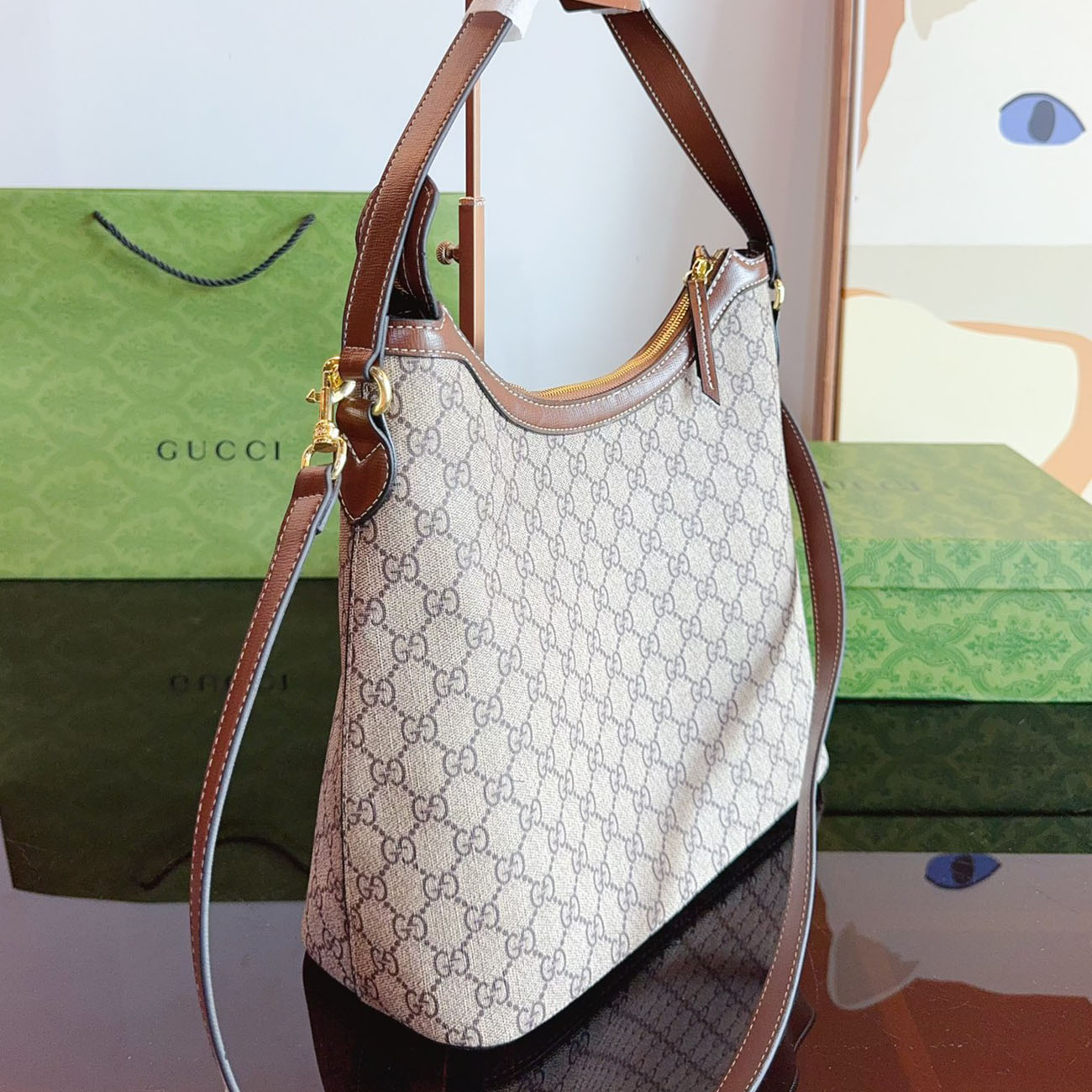 GG Travel Canvas Tote FH250532