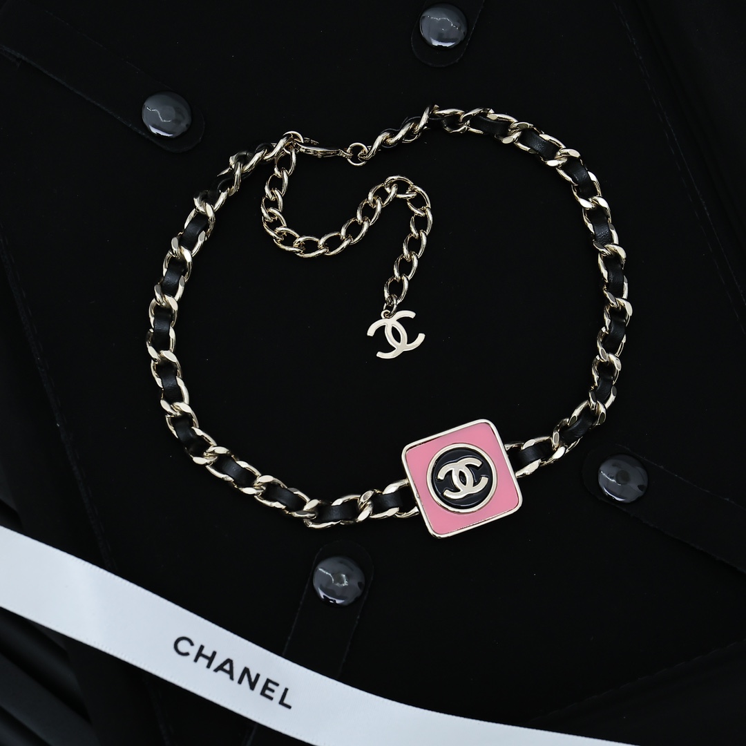CH Square logo short-chain choker YV24060208