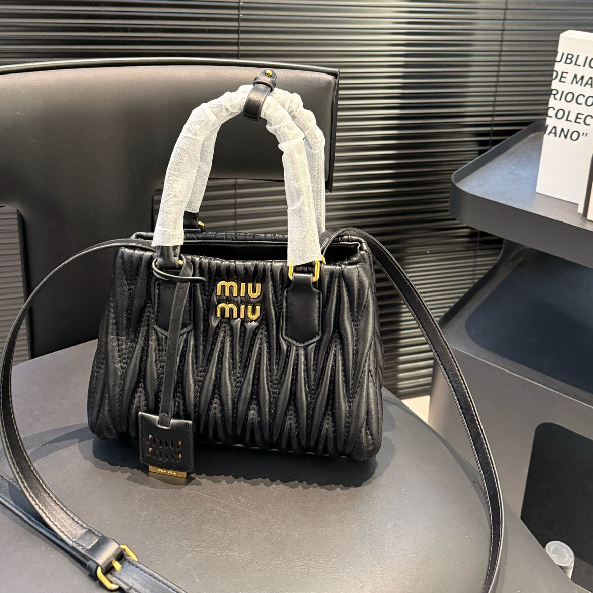 Miu New Pleated Tote WXR250428