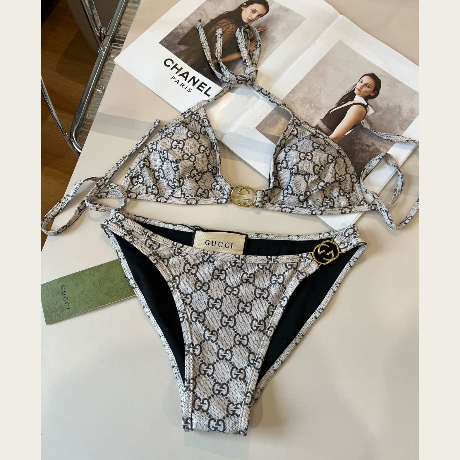 GG Monogram bikini Two-piece swimsuit  YV24060403