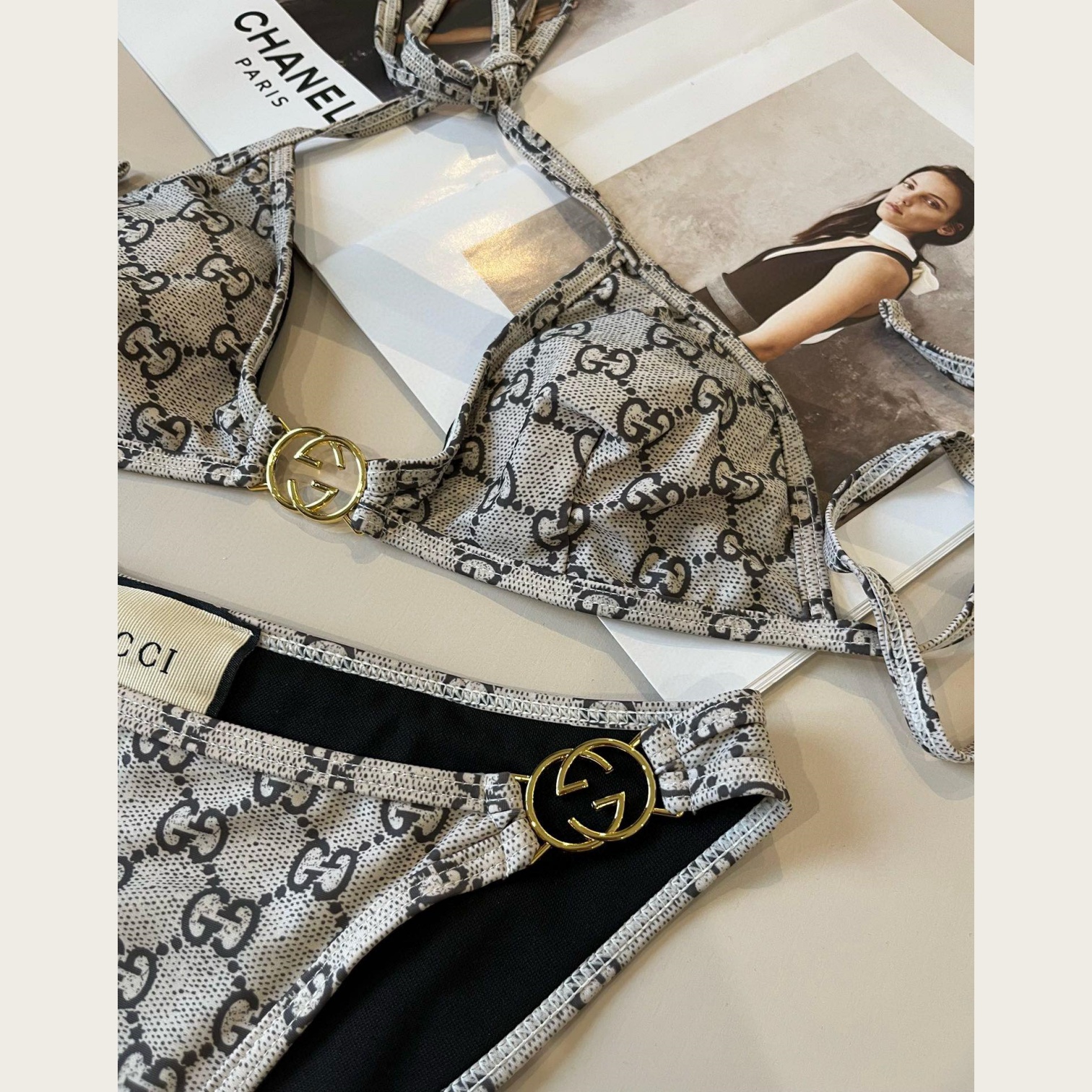 GG Monogram bikini Two-piece swimsuit  YV24060403