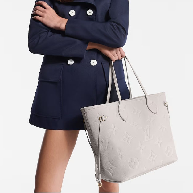 LV  Embossed Monogram Tote Bag Neverfull MM  YV24060412