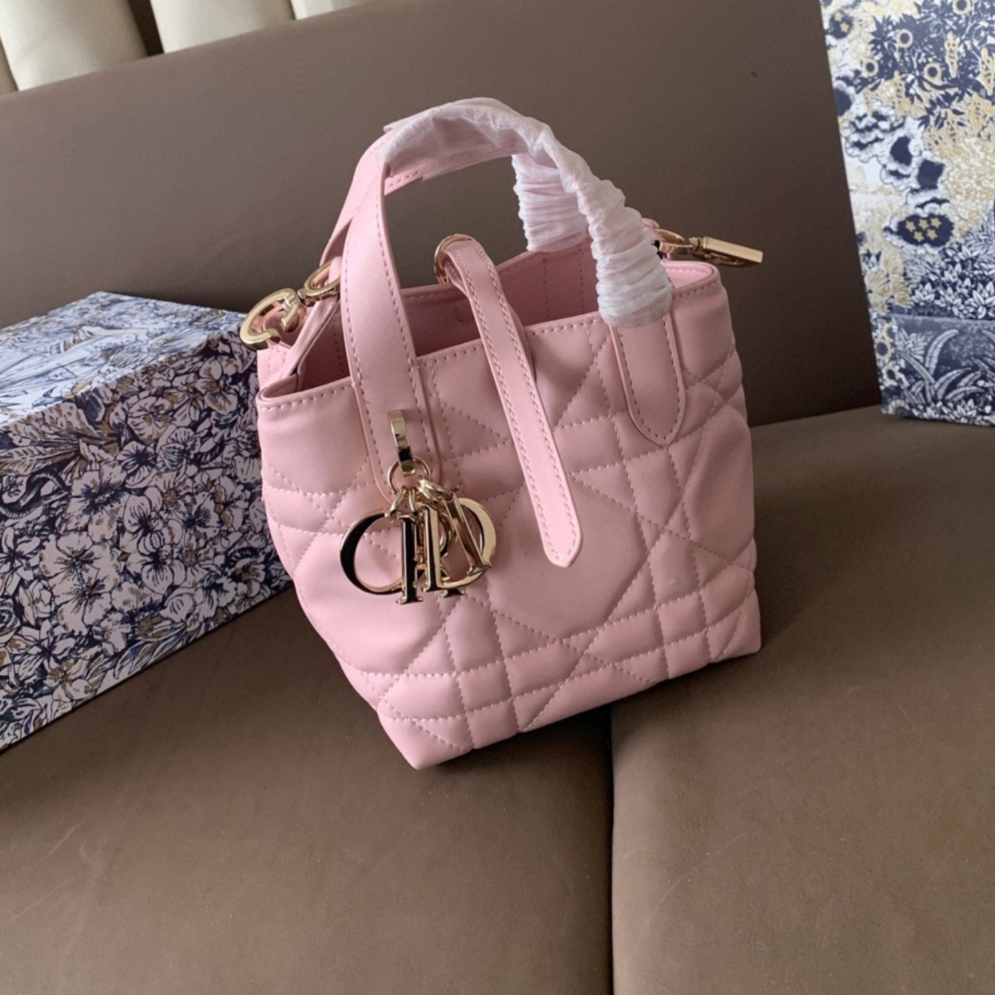 CD  Toujours Vertical Nano Tote Bag YV24060610