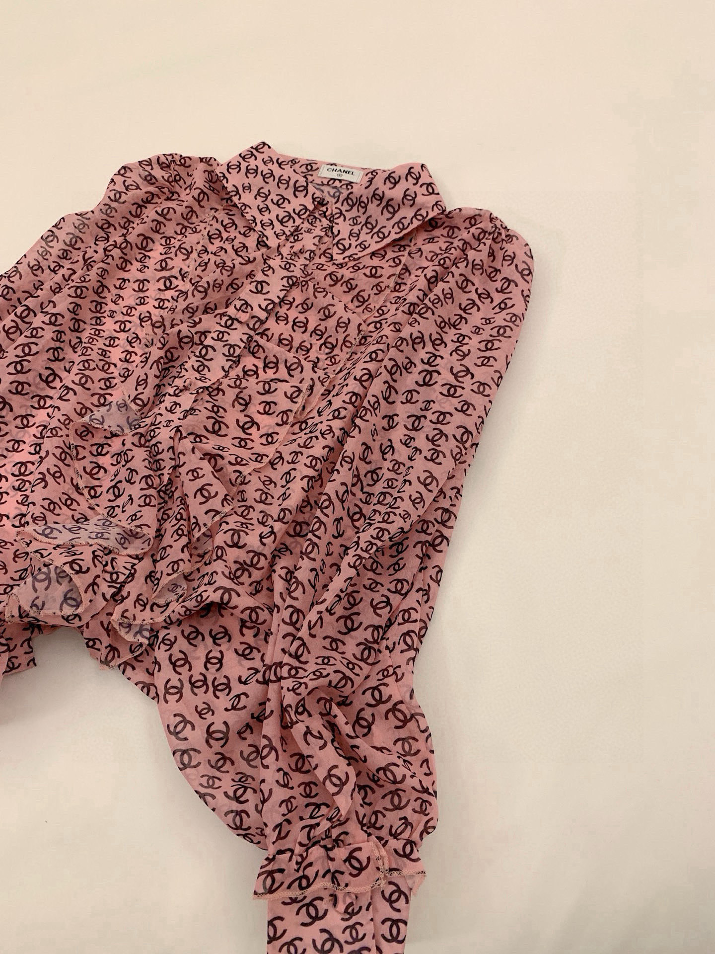 CH Ruffled Chiffon Blouse FZN250531