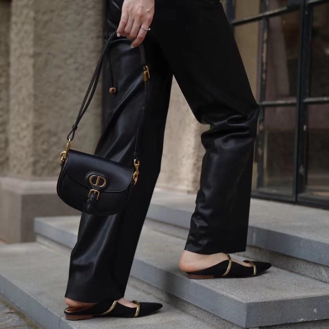 CD Cowhide Medium Bobby East-West Bag YV24061203