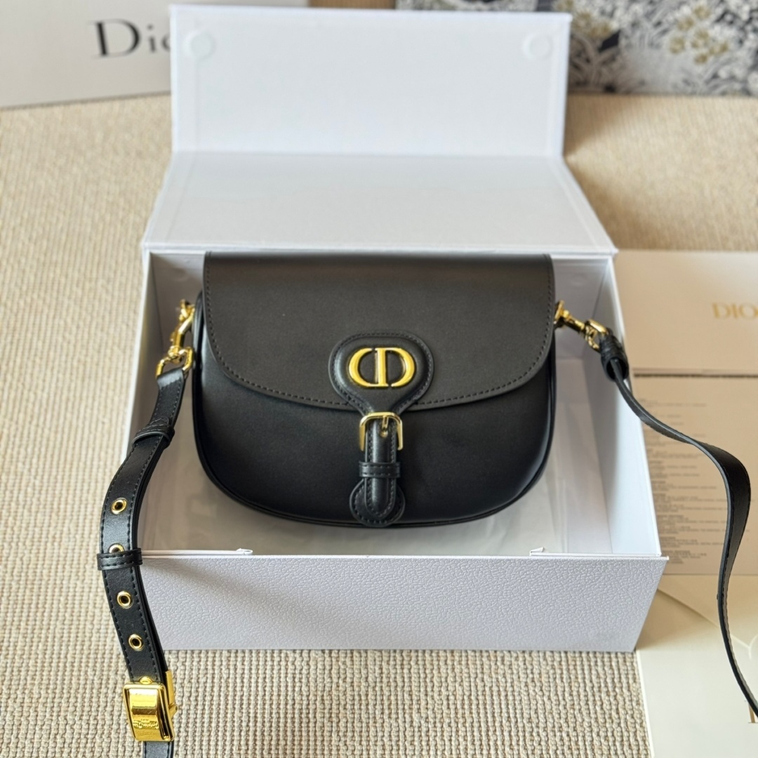 CD Cowhide Medium Bobby East-West Bag YV24061203