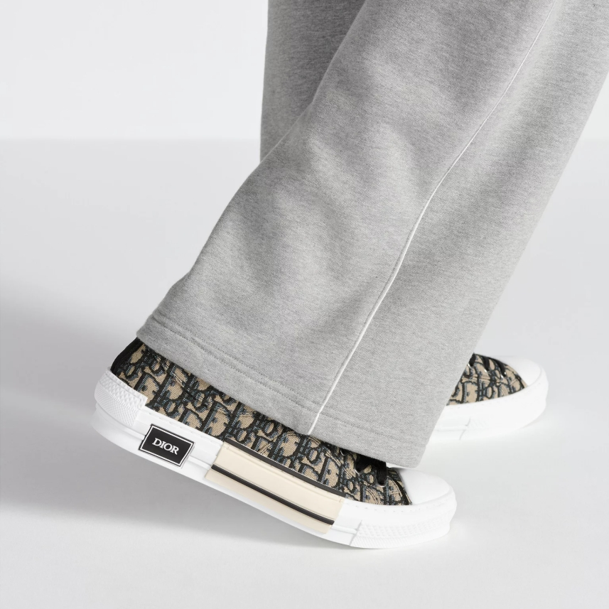 CD Beige and Black B23 League Low-Top Sneaker YV24061222