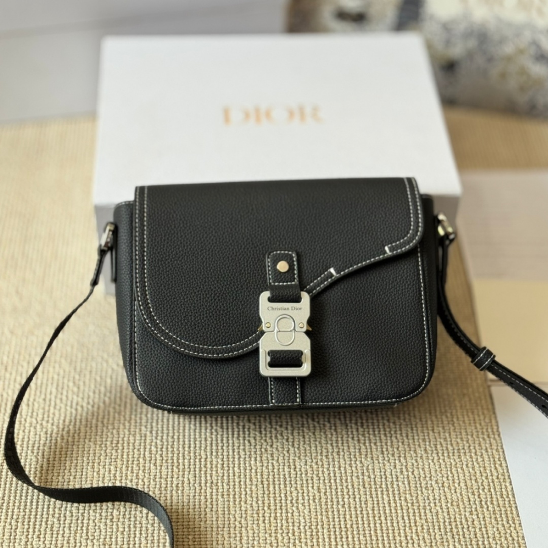 CD  Mini Saddle Messenger Bag with Flap YV24061207