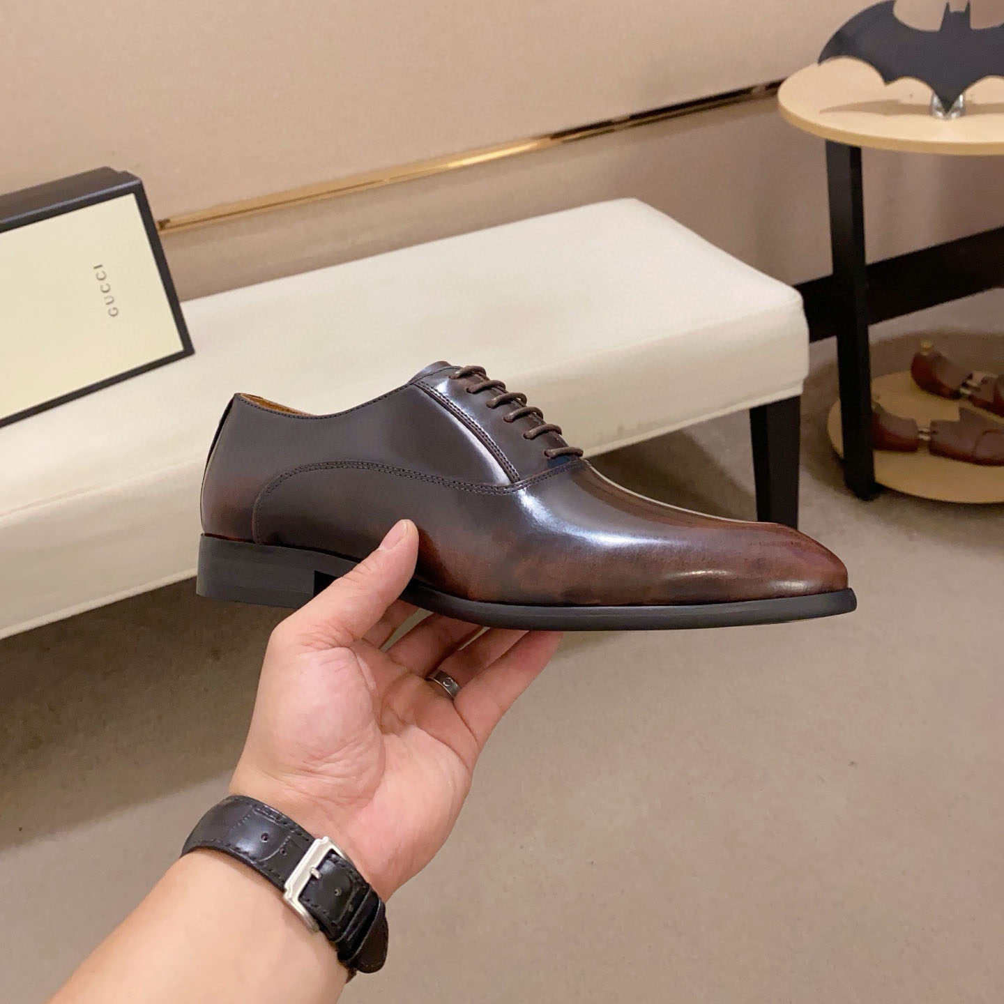 GG Lace-up Fashion Leather Shoes BV250616