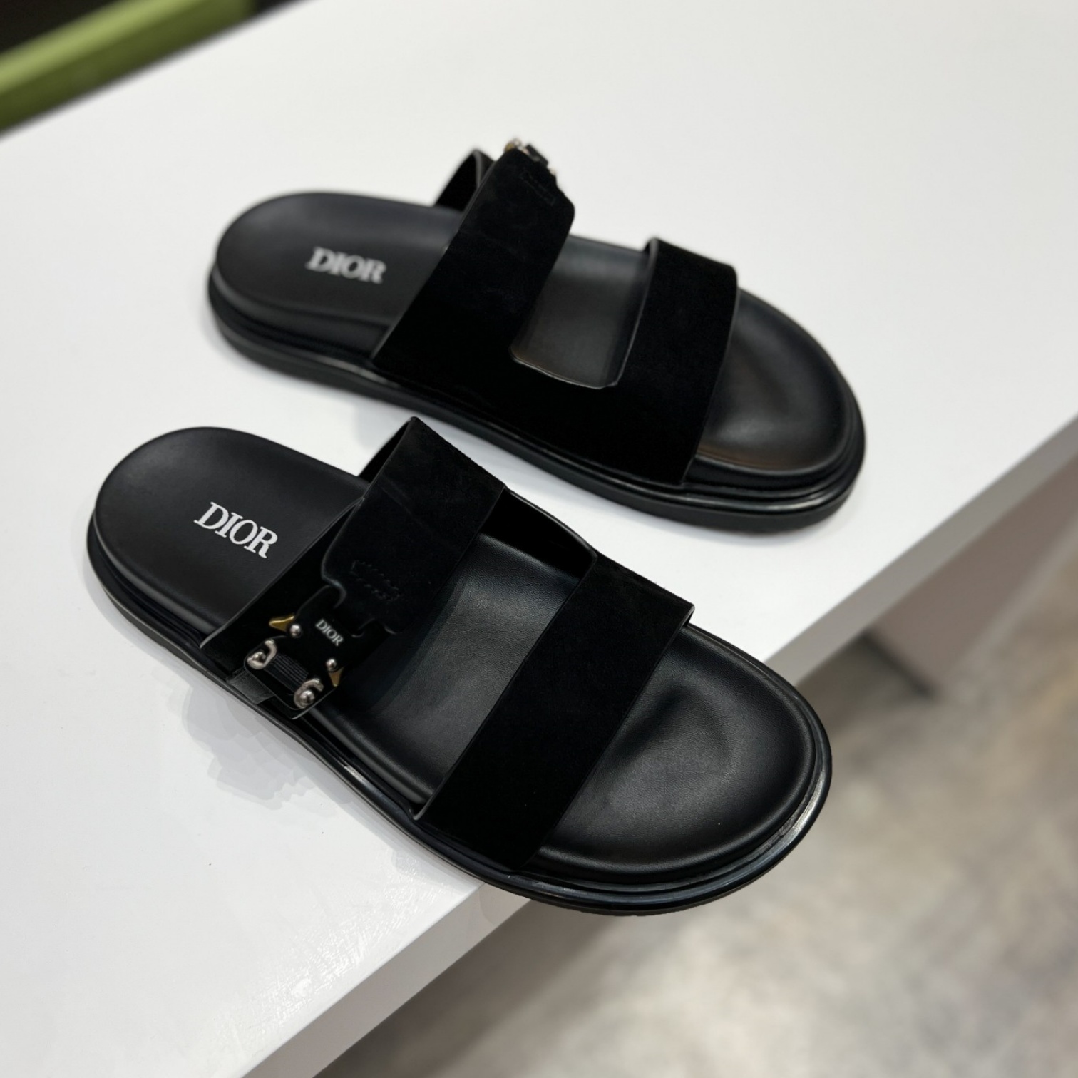 CD Men's Suede Slippers Aqua Sandal YV24061317