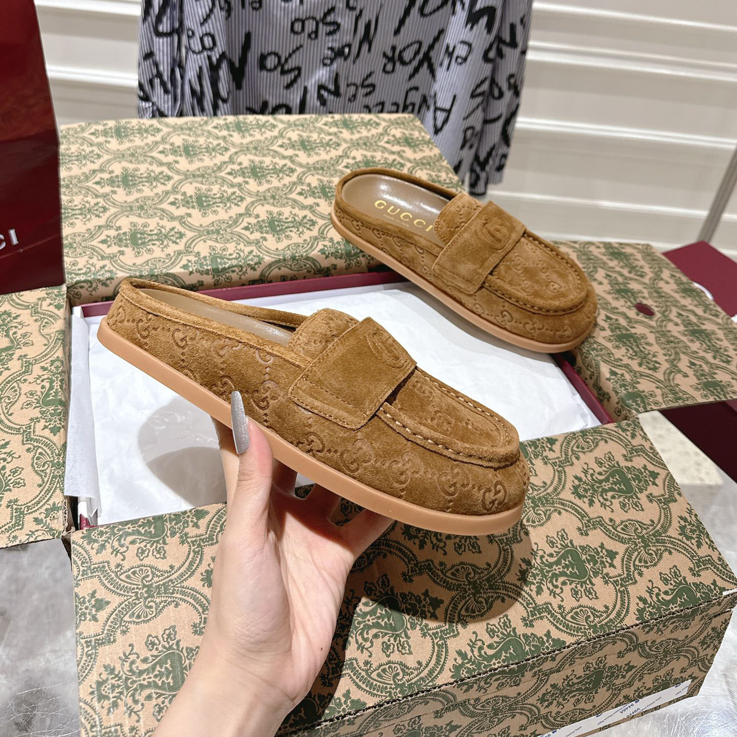 GG Classic Suede Slip-On BV250687