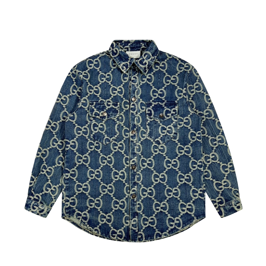 GG Double G Denim Shirt Jacket BV2506122