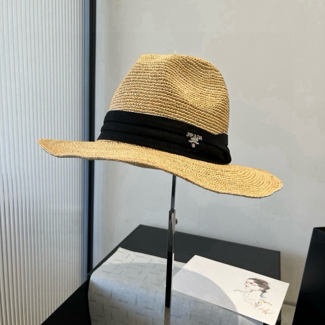 PRA Raffia Sun Hat Ev25061044