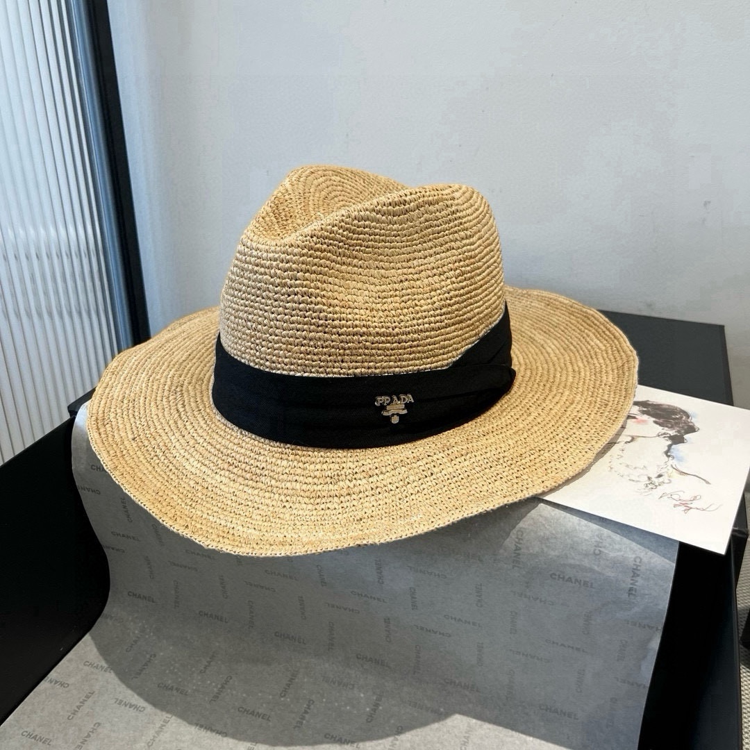 PRA Raffia Sun Hat Ev25061044