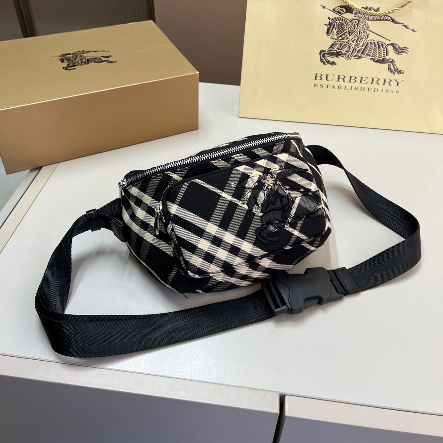 Bur Checkered Warhorse Fanny Pack Ev25061144