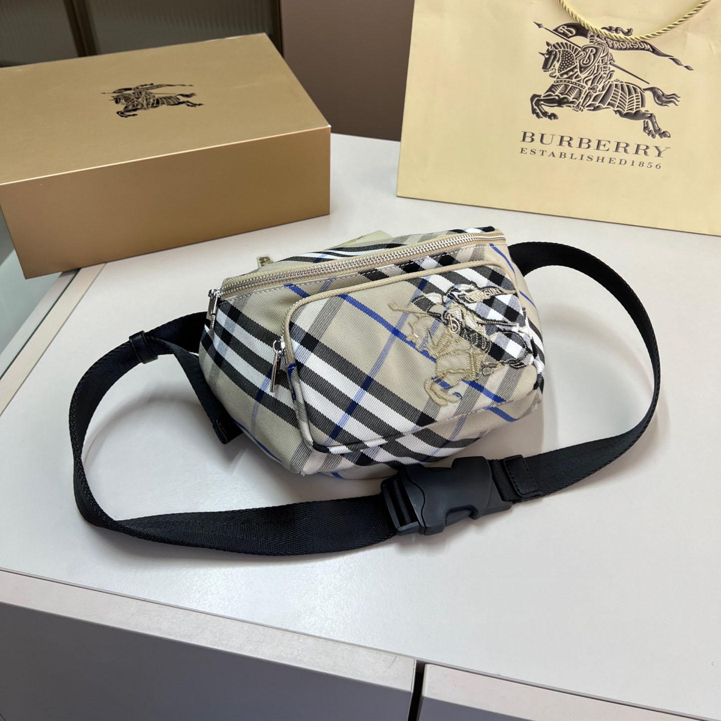 Bur Checkered Warhorse Fanny Pack Ev25061144