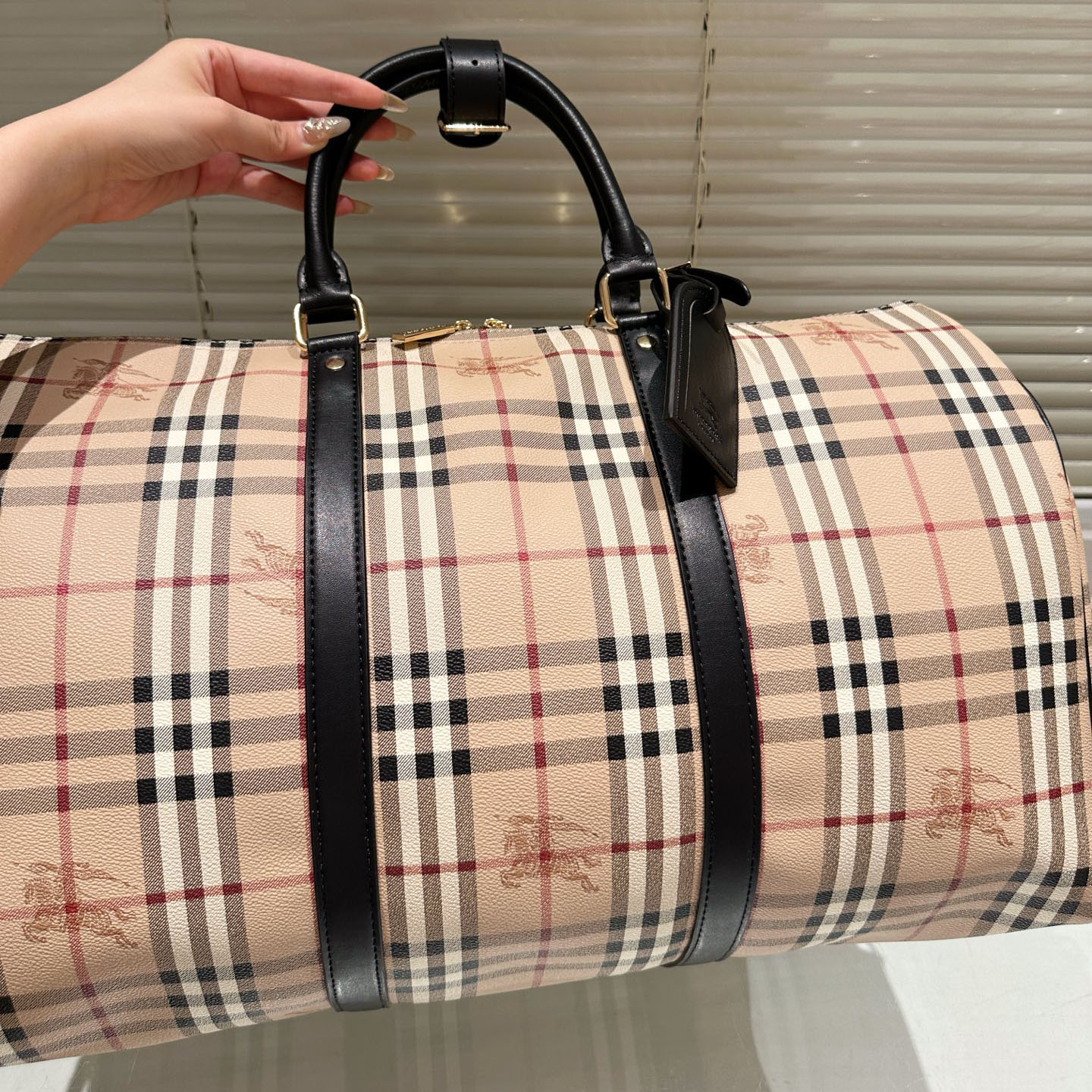 Bur Warhorse Plaid Travel Bag Ev25061101