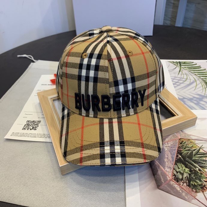 Bur Iconic Checkered Baseball Cap Ev25061123