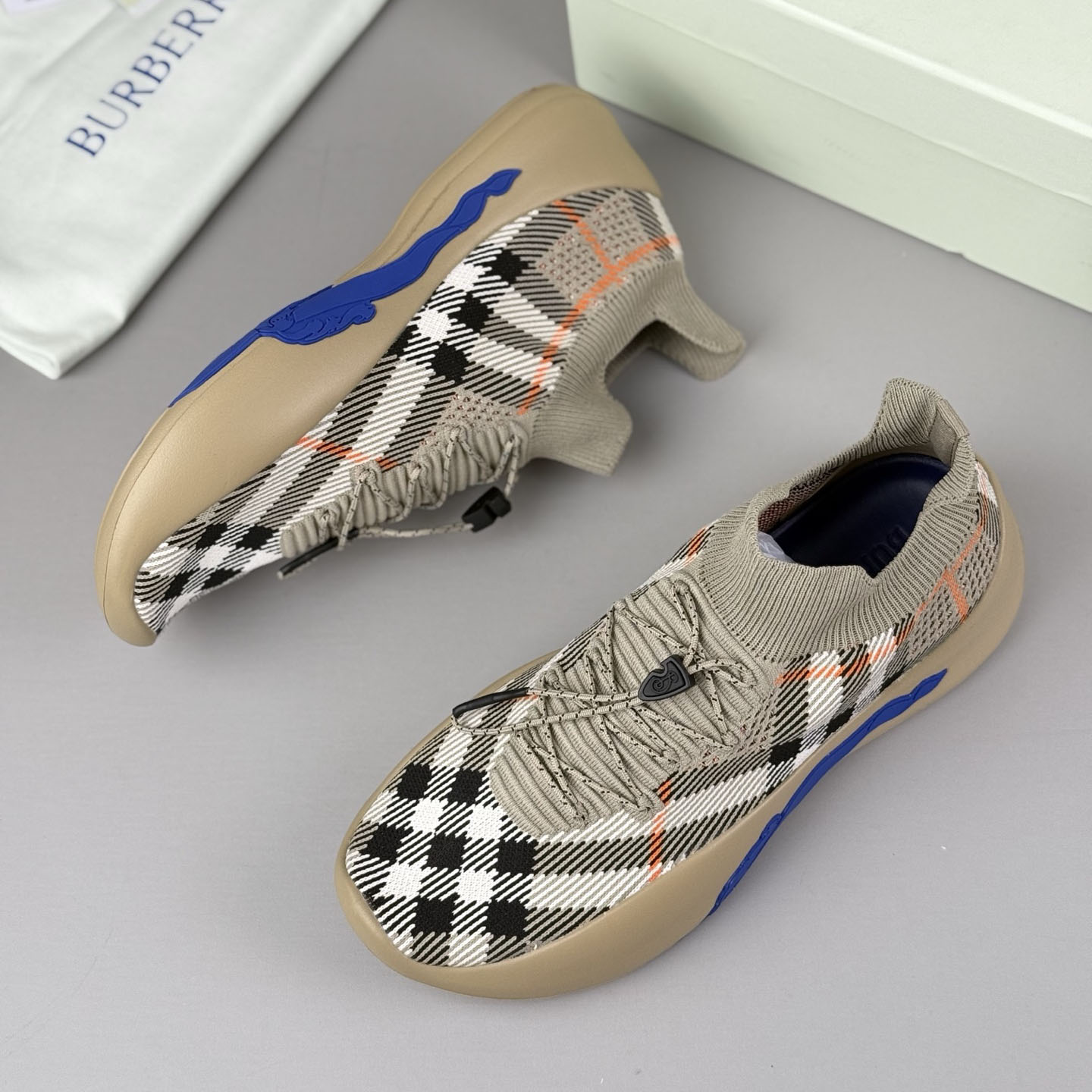 Bur Men's Knit Twill Sneakers Ev25061179