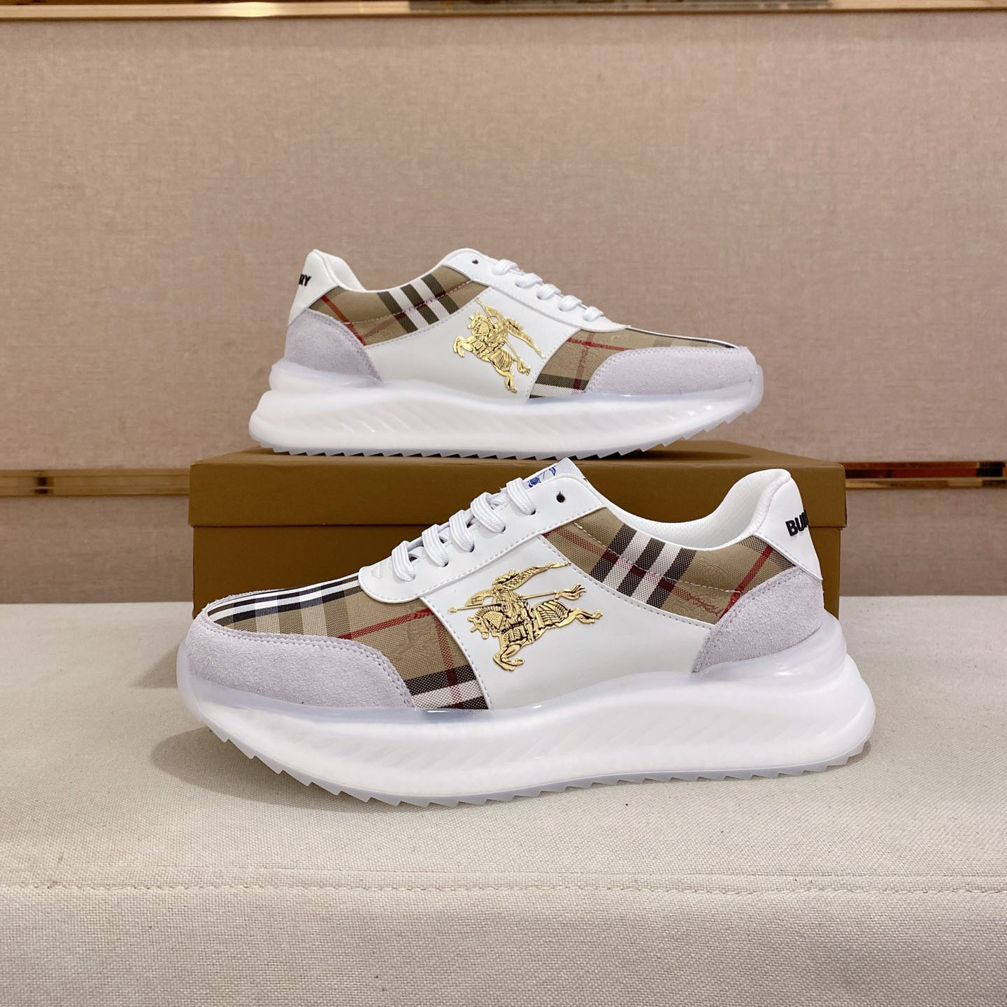 Bur Men's Classic Micro Logo Sneakers Ev25061215