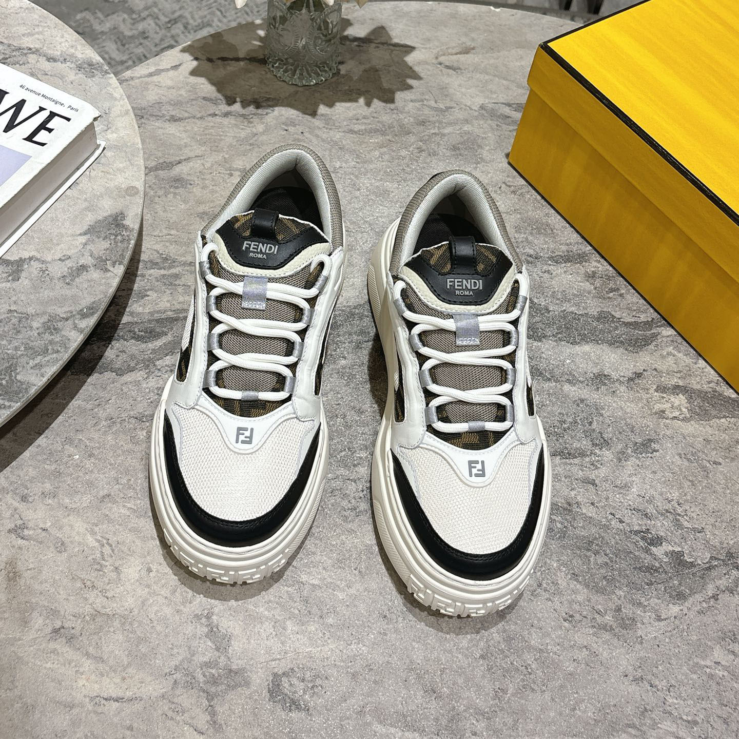 FD Latest Men's Lace-Up Casual Sports Shoes Ev25061227