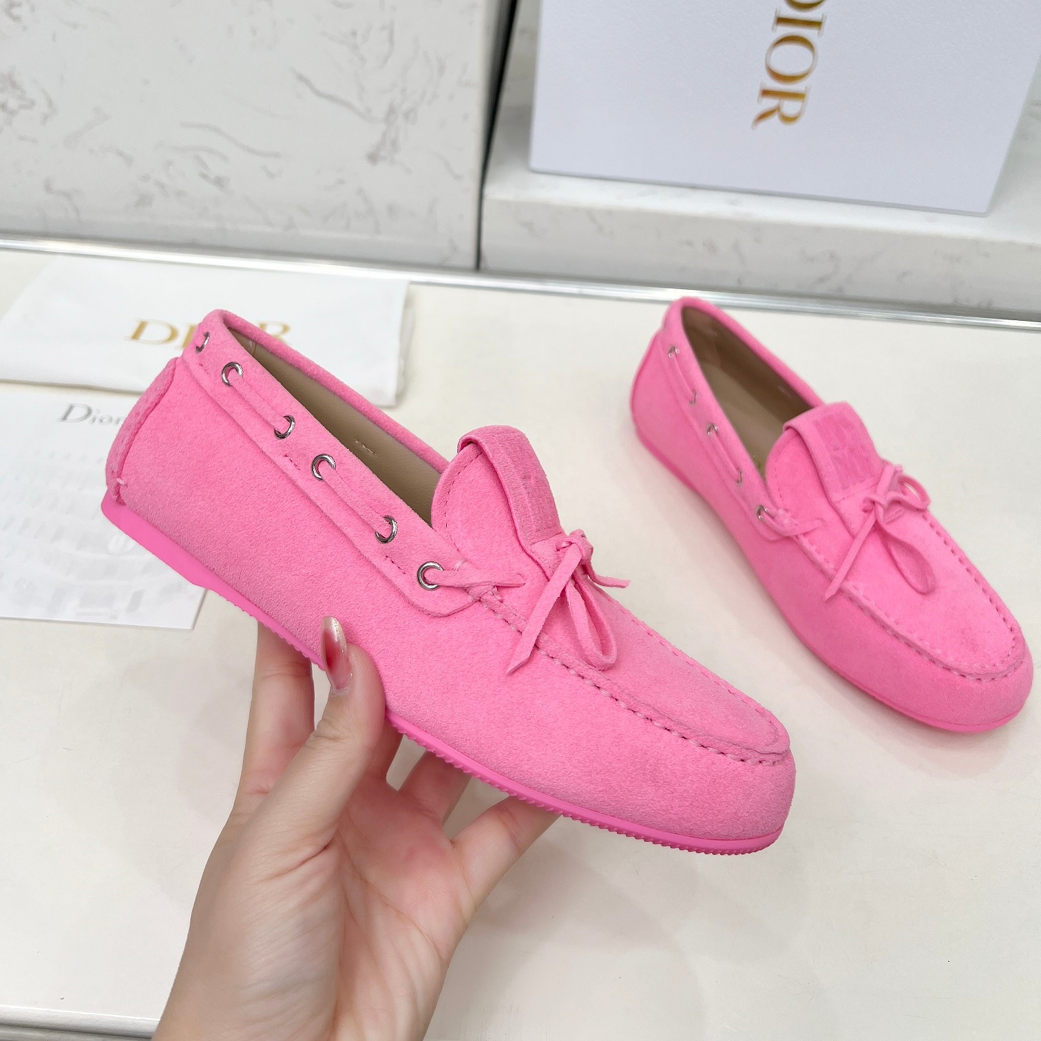 CD Suede Calfskin Street Loafer YV24061715