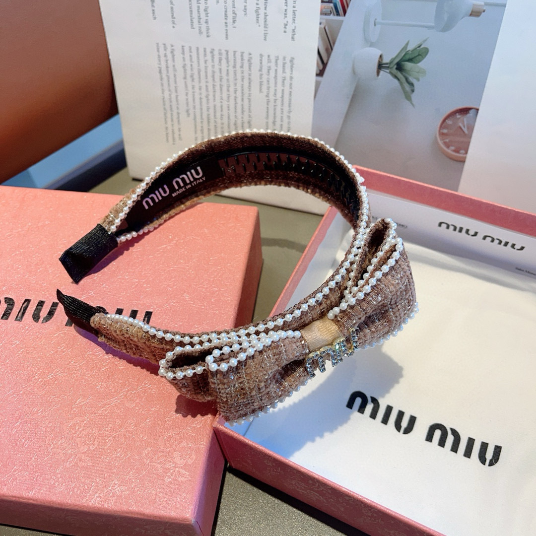 Miu Fashion Bow Headband Lh25061308