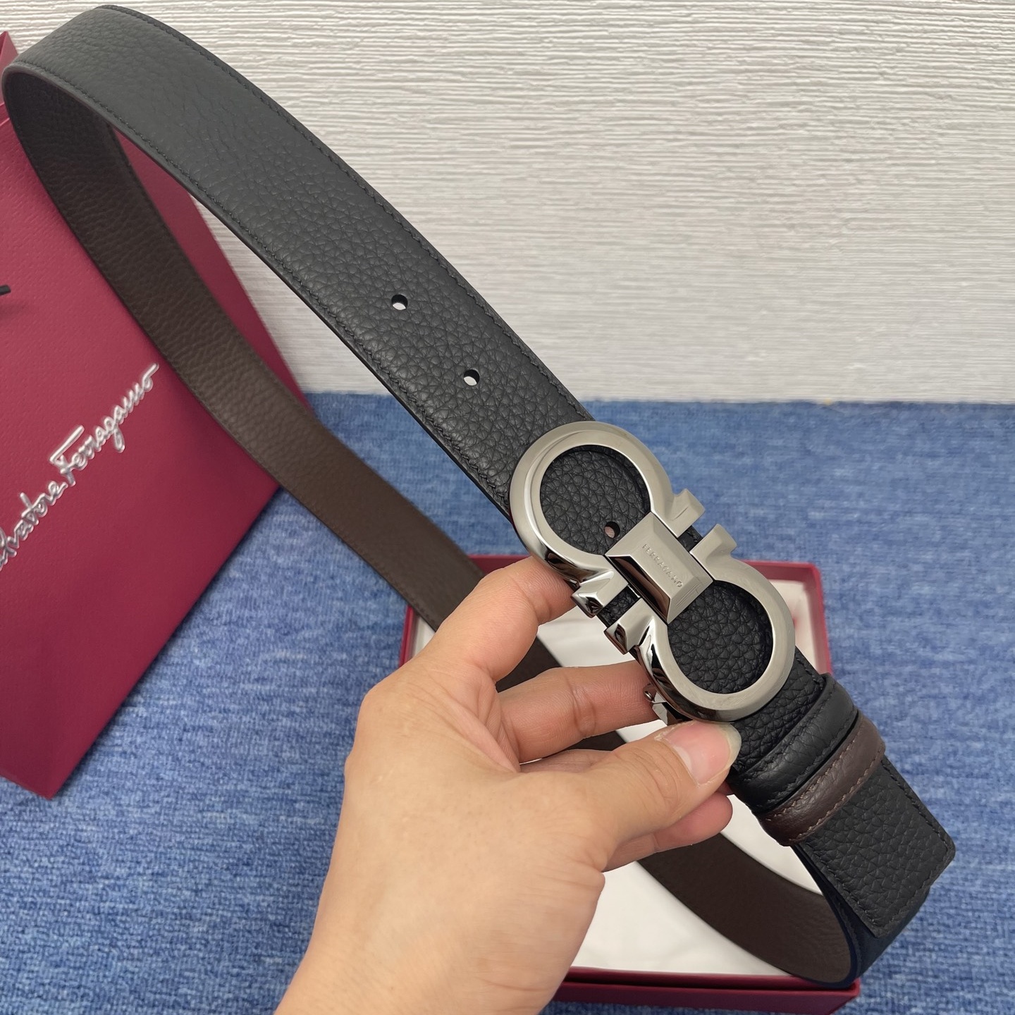 SF Men's basic style Casual Versatile Stylish Belt YV24071115