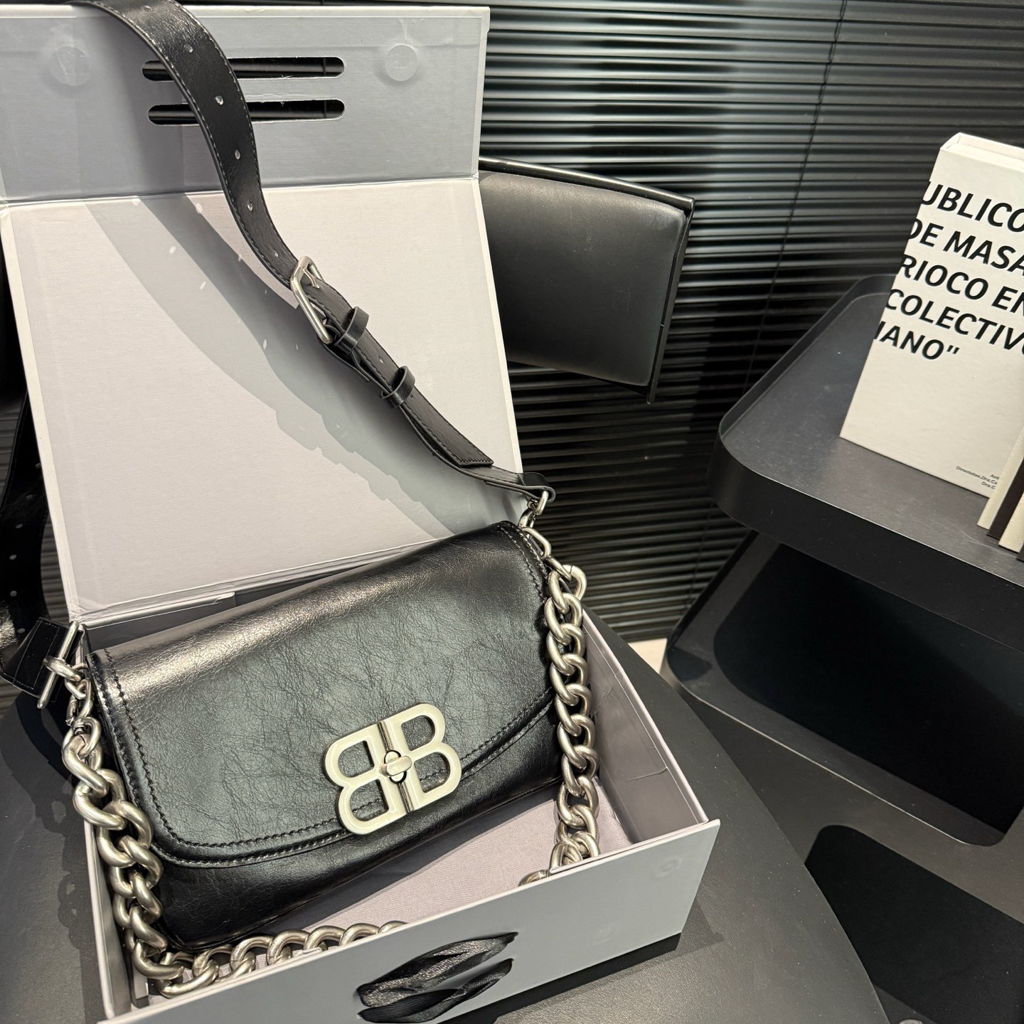 BLCG Classic Top - Grain Leather BB Soft Flap Bag YV24071328