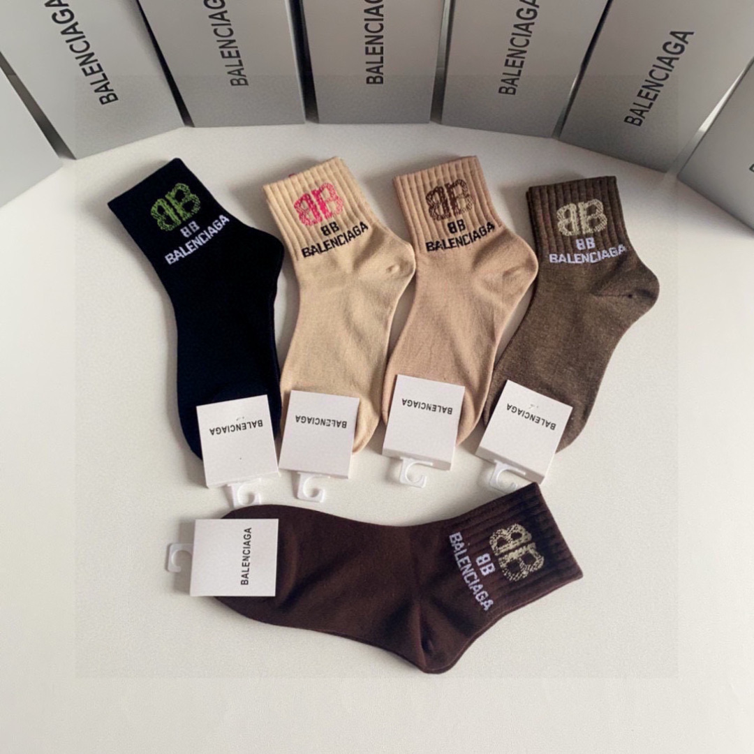 BLCG  Unisex Calf - length socks  Set YV24071312