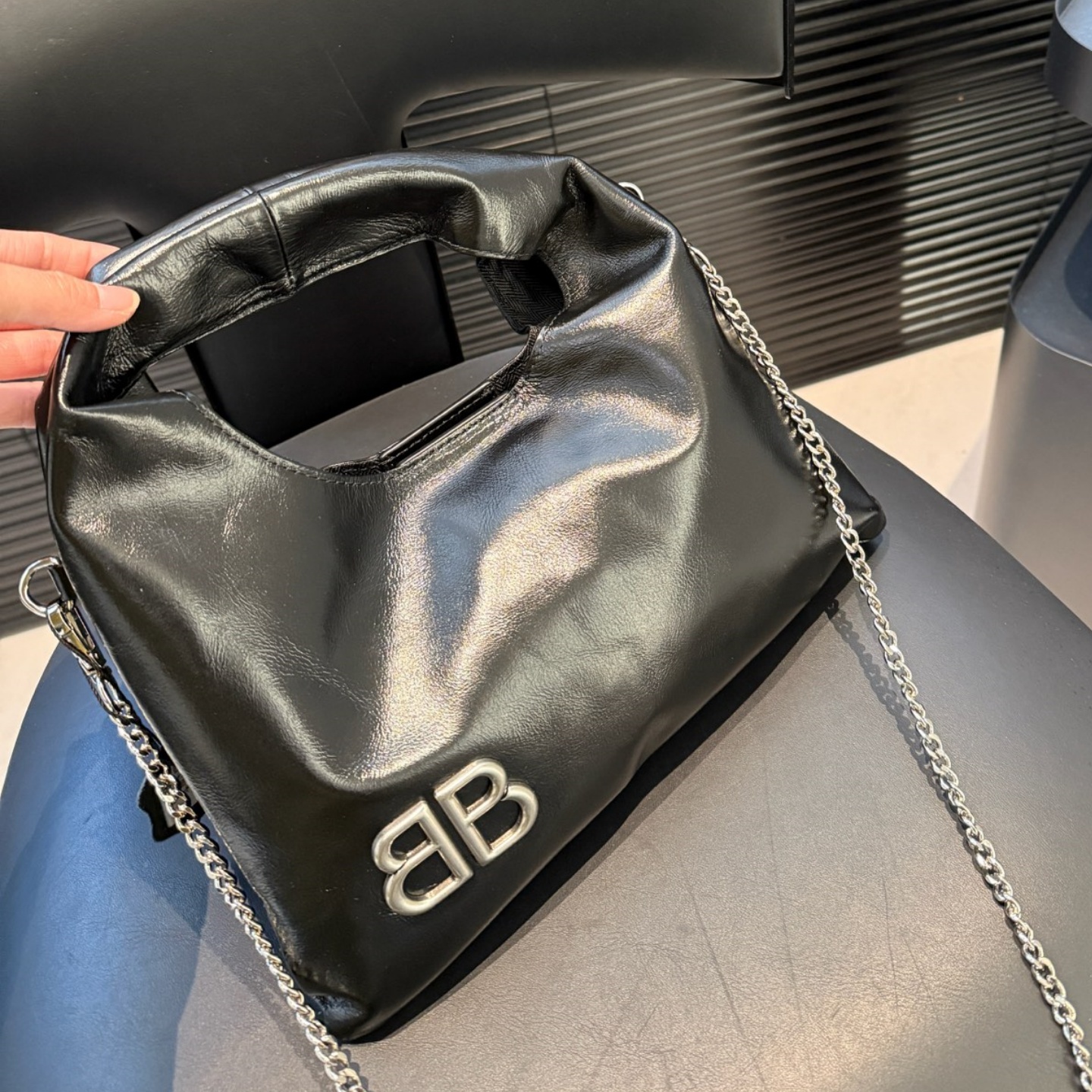 BLCG  Classic Top - Grain Leather BB Soft Flap Bag YV24071329