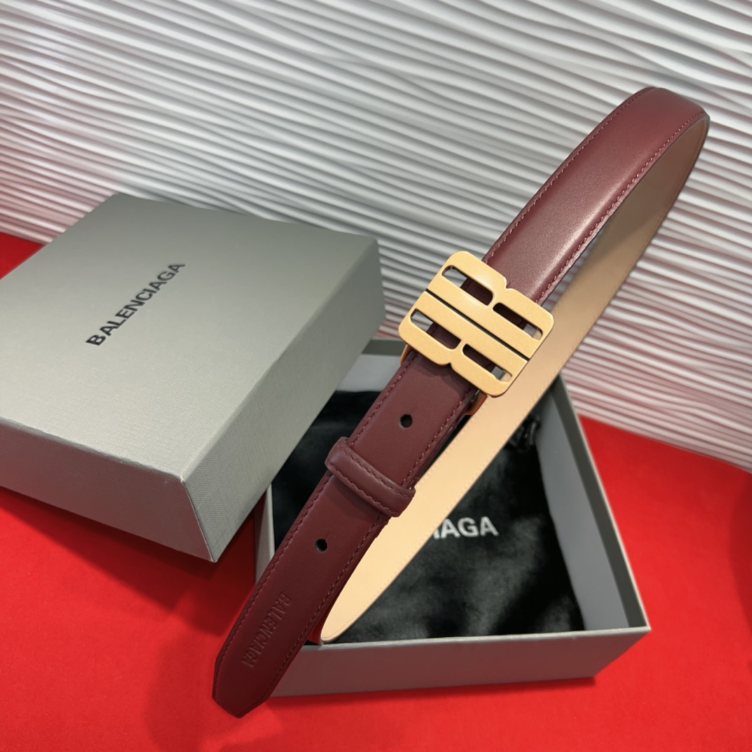 BLCG Women's Classic BB - Buckle leather belt YV24071303