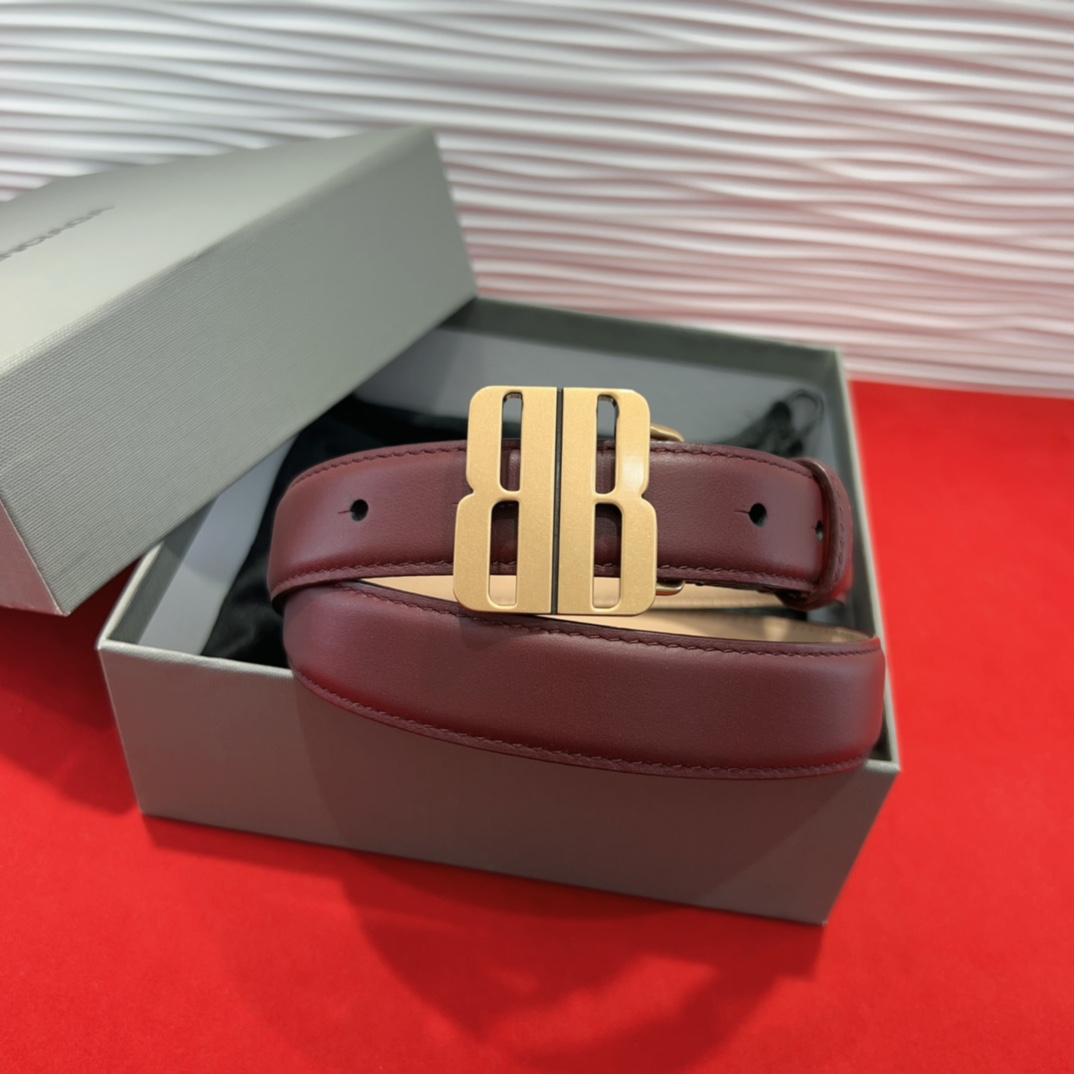 BLCG Women's Classic BB - Buckle leather belt YV24071303