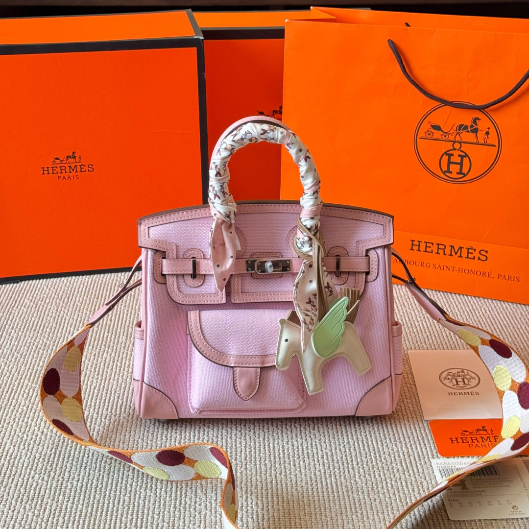 HM Pink Handbags DD25071311