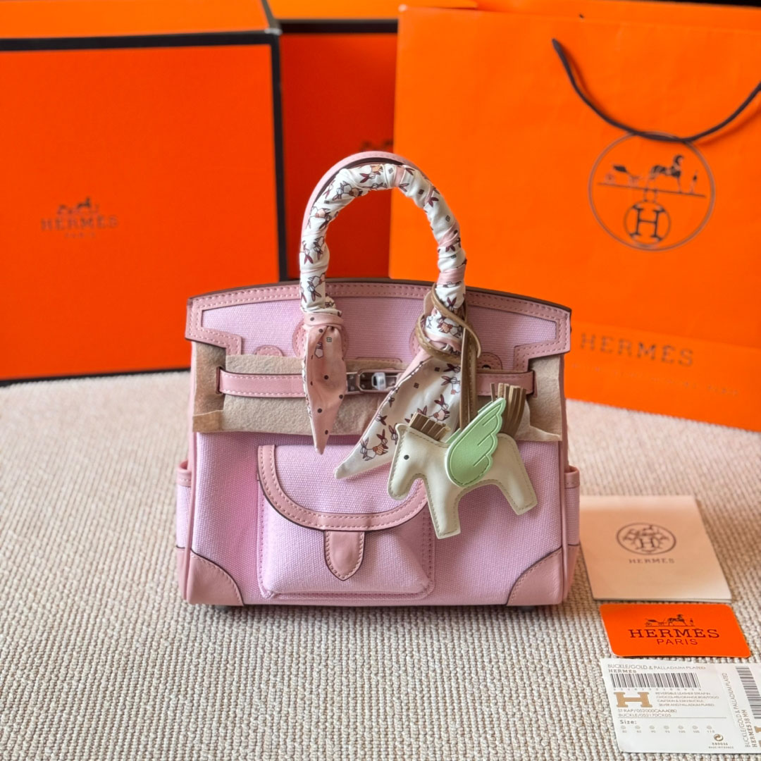HM Pink Handbags DD25071311