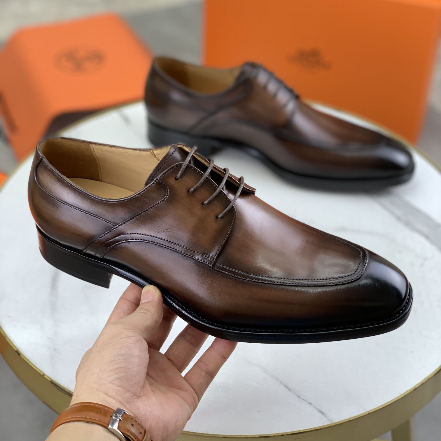 HM Men's Casual Leather Shoes  DD25071354