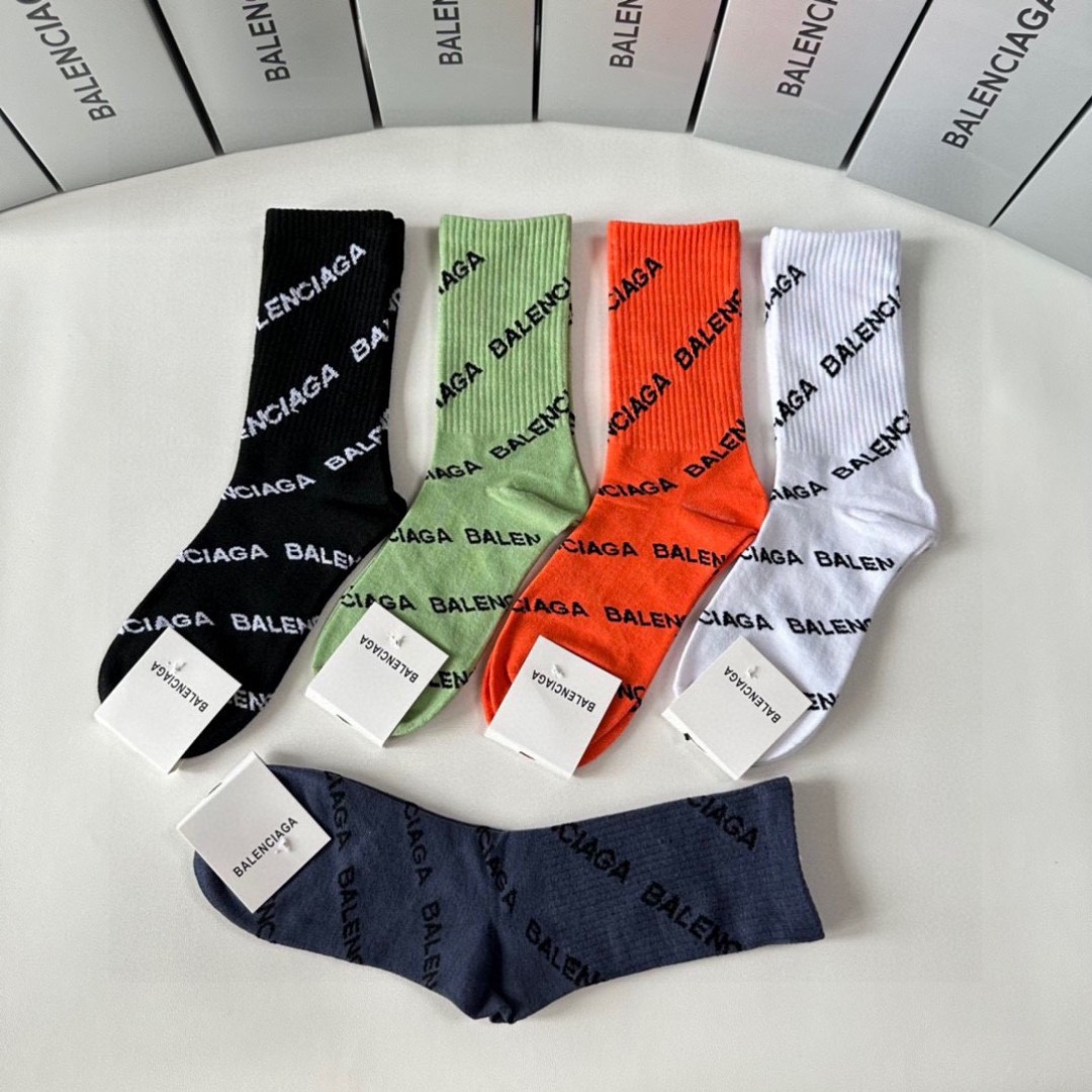 BLCG  Unisex Mid - calf Socks Set YV24071311