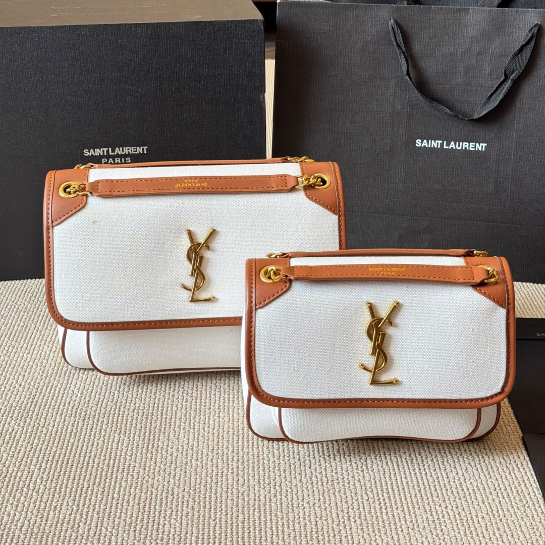 YSL Niki Colorblock canvas bag DD25071440