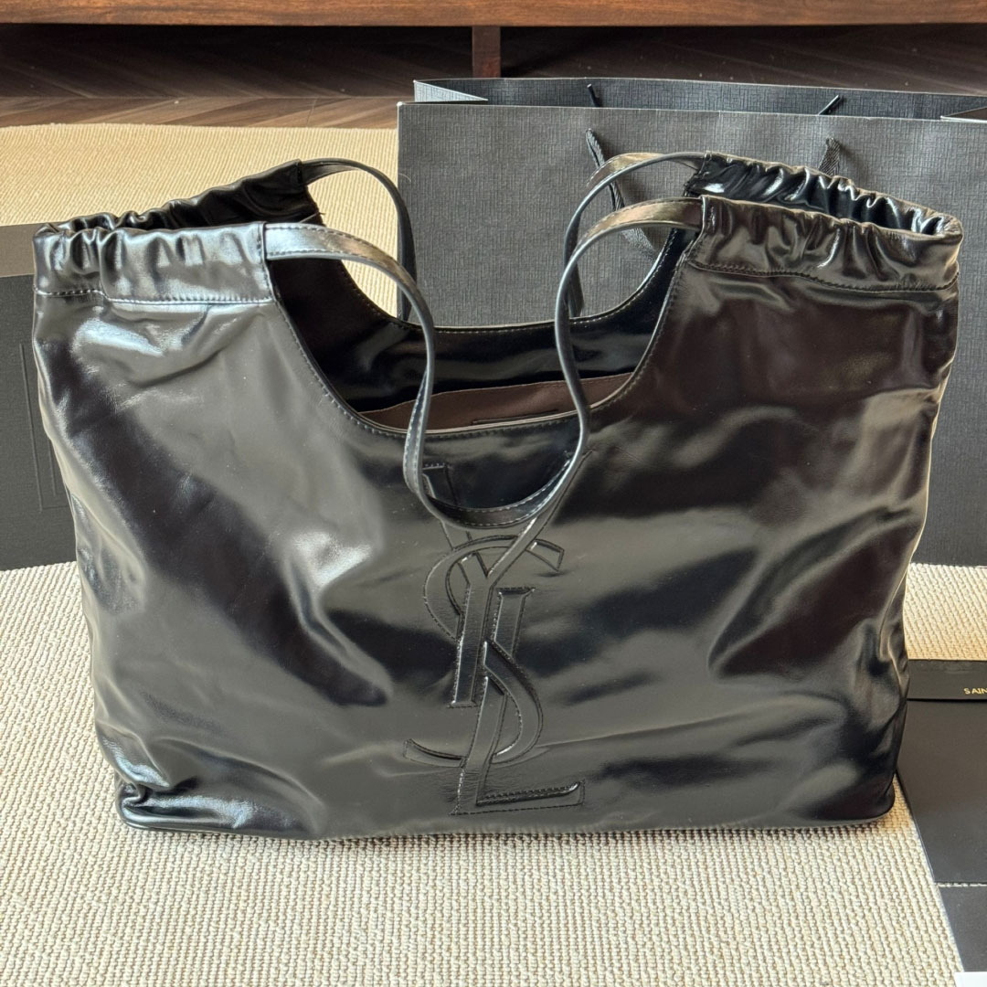 YSL Large Waxed Leather Tote DD25071444